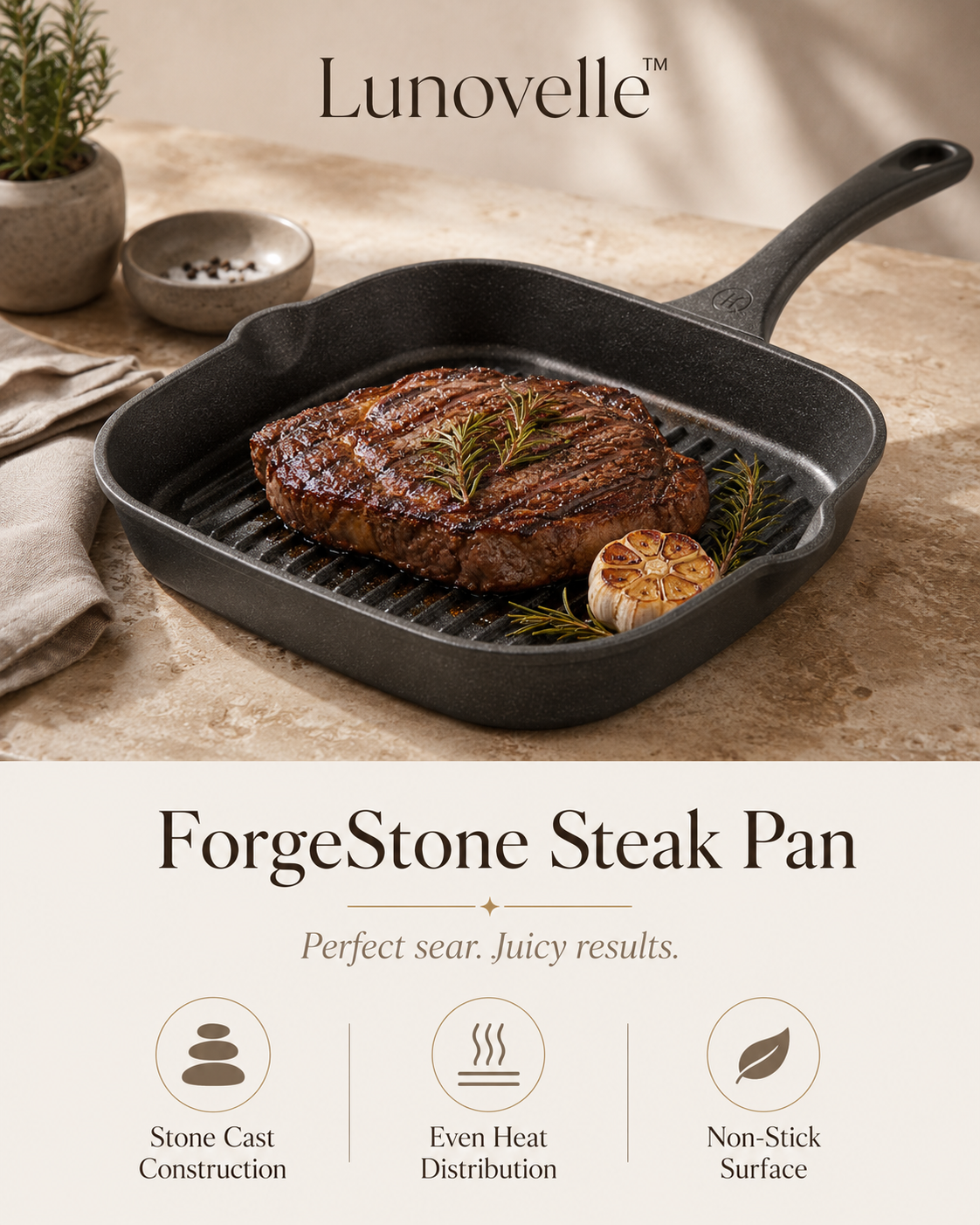 ForgeStone Steak Pan