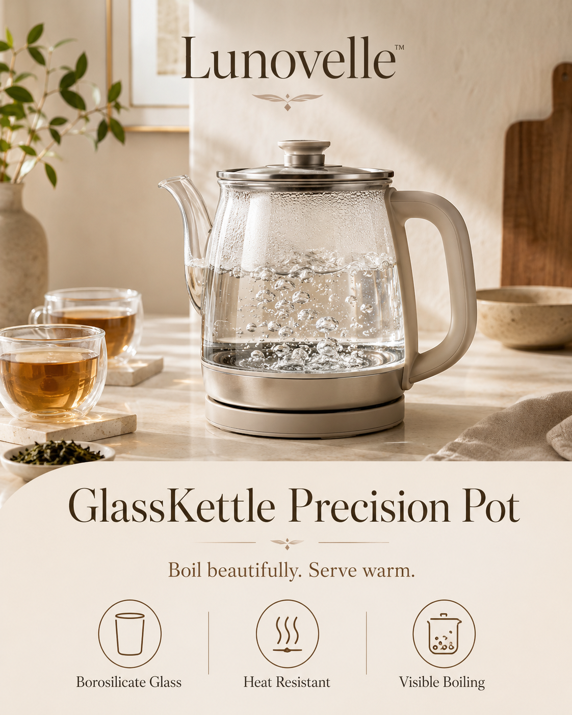 GlassKettle Precision Pot