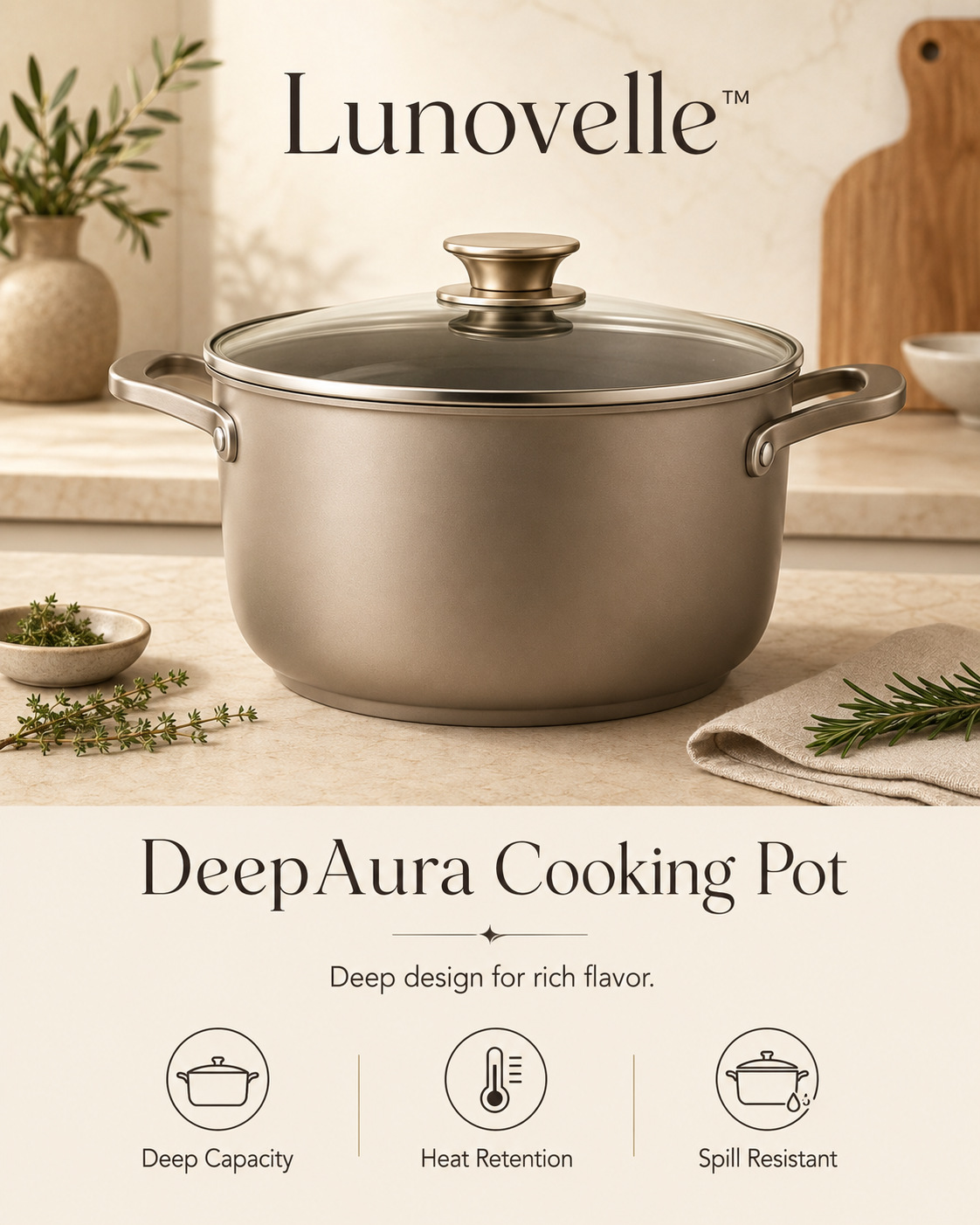 DeepAura Cooking Pot